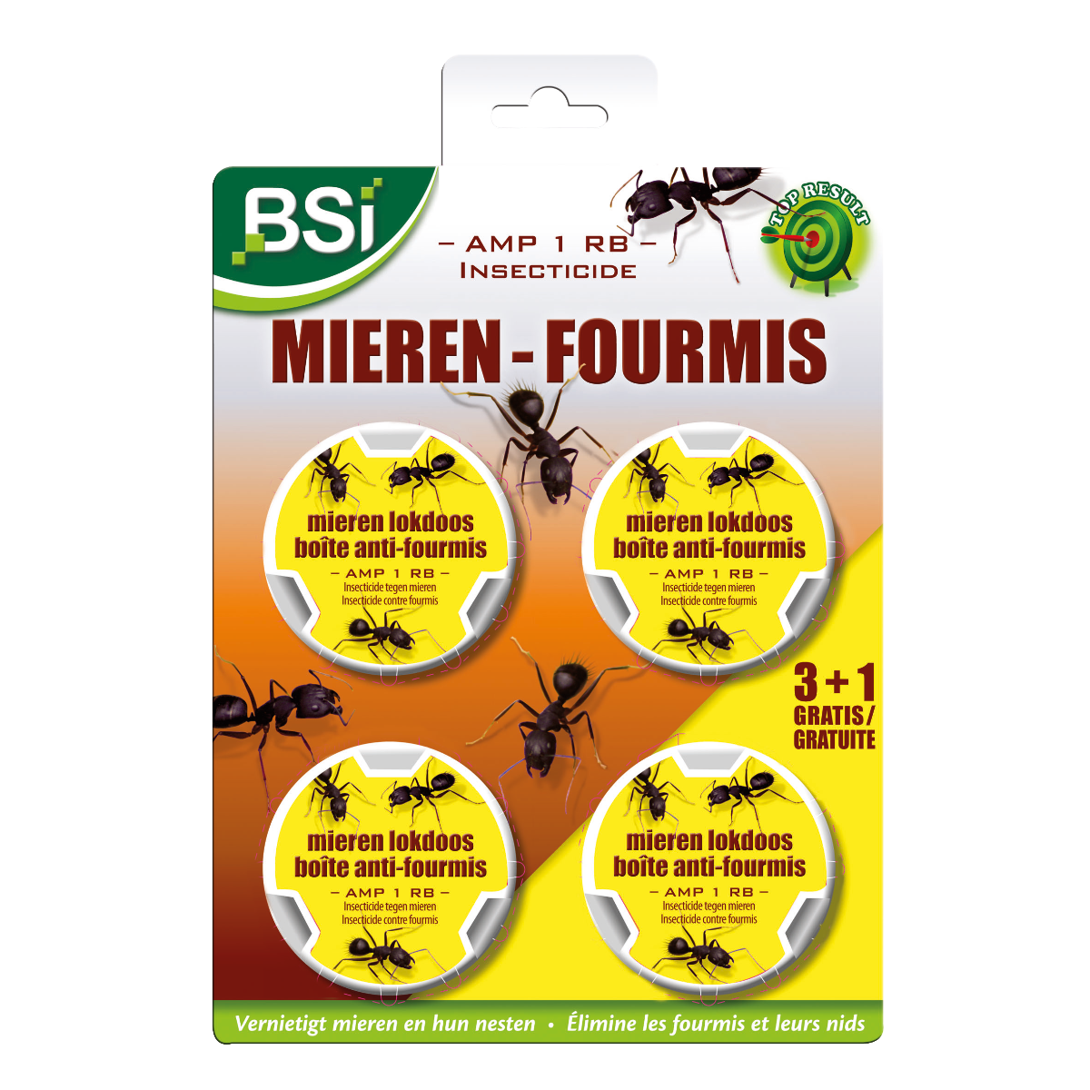 AMP 1 RB boîtes anti-fourmis 3 + 1gratuit