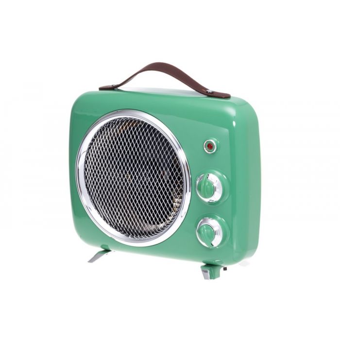Retro style Bellus Fan Heater 2000W Green