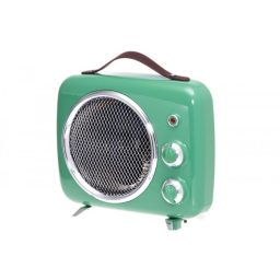 Retro style Bellus Fan Heater 2000W Green