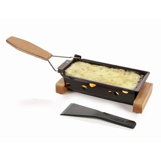 Oslo Partyclette To Go avec Barbeclette, Cadre, Spatule et 3 Bougies