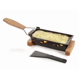 Oslo Partyclette To Go avec Barbeclette, Cadre, Spatule et 3 Bougies