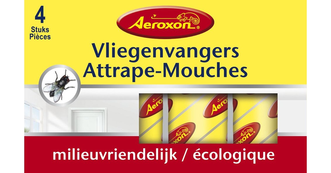 4 RUBANS ATTRAPE-MOUCHES