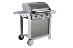 Cook'in Garden Fiesta 3 Barbecue Gas Mixte 3BR Deksel