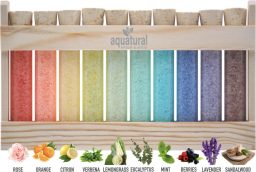 Aquatural Ontdekkingsset Aroma Crystals & Wellness therapie voor spa, jacuzzi en bad in cadeau set