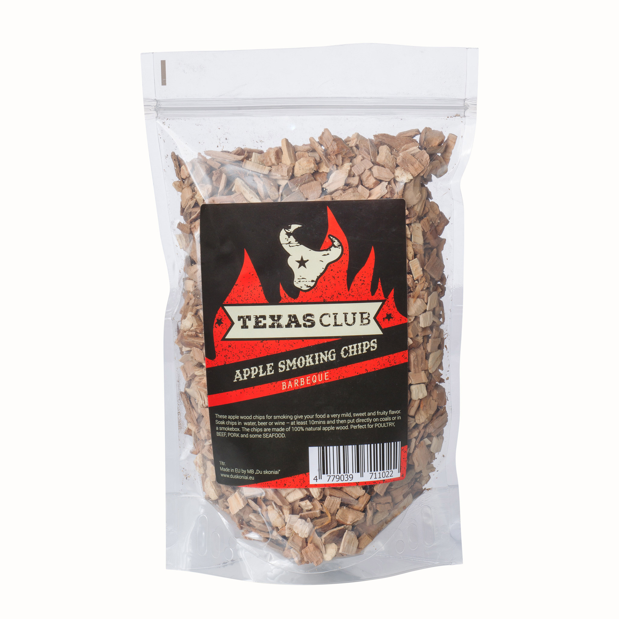 Texas Club Copeaux de Fumage de Pommier 1 kg