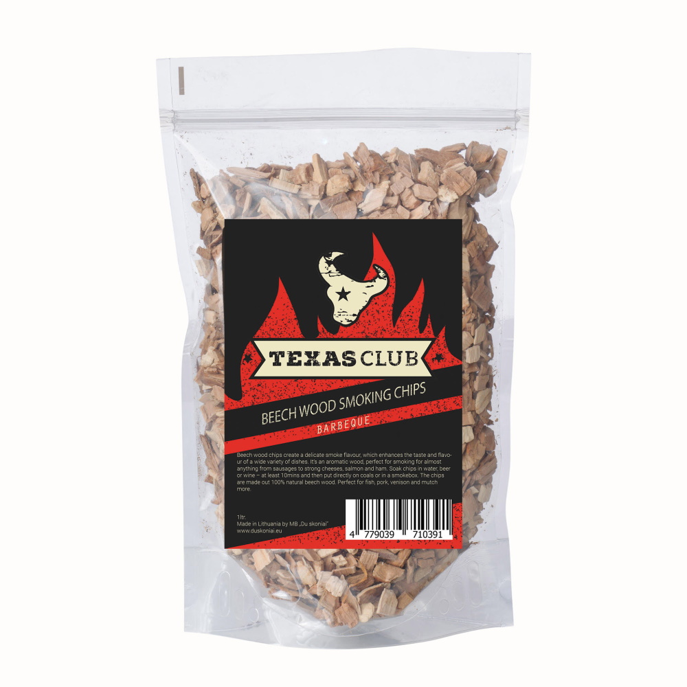 Texas Club Copeaux de Fumage de Hêtre 1 kg