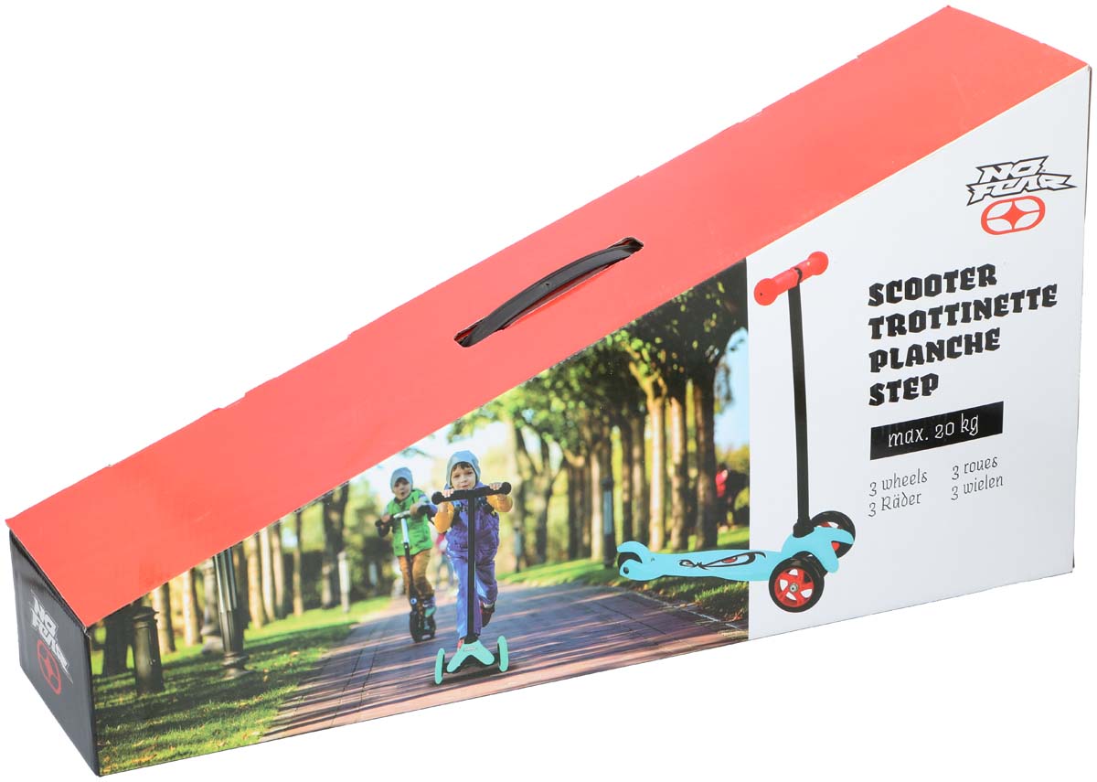 No Fear Scooter pour Enfants à 3 Roues 54 x 22,5 x 66 cm