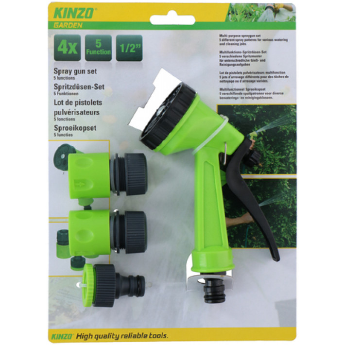 Kinzo Garden Kit d'Arrosage avec 5 Réglages de Pulvérisation