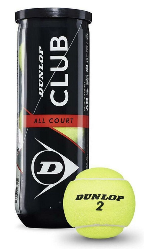 Balles de tennis Dunlop 3 pcs - Tennis Club