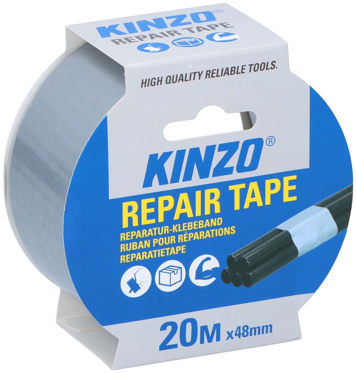 Kinzo Garden Ruban adhésif de réparation 48 mm - 10 mètres de ruban adhésif