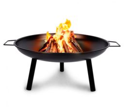 BBQ Collection Fire pit 60 x 29 cm - Outdoor Fire Bowl - black