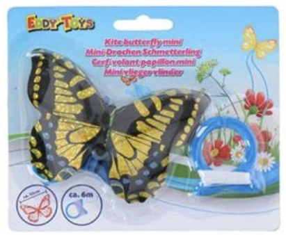 Eddy Toys Mini cerf-volant papillon 10 cm
