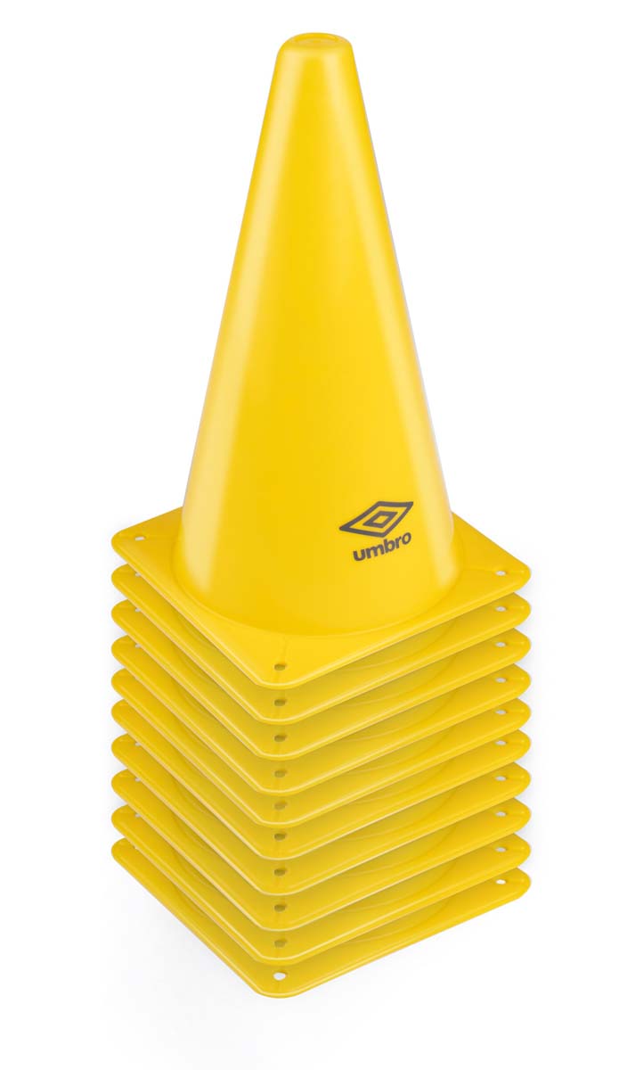Umbro Cônes 10 pièces - 14 x 14 x 23,5 cm