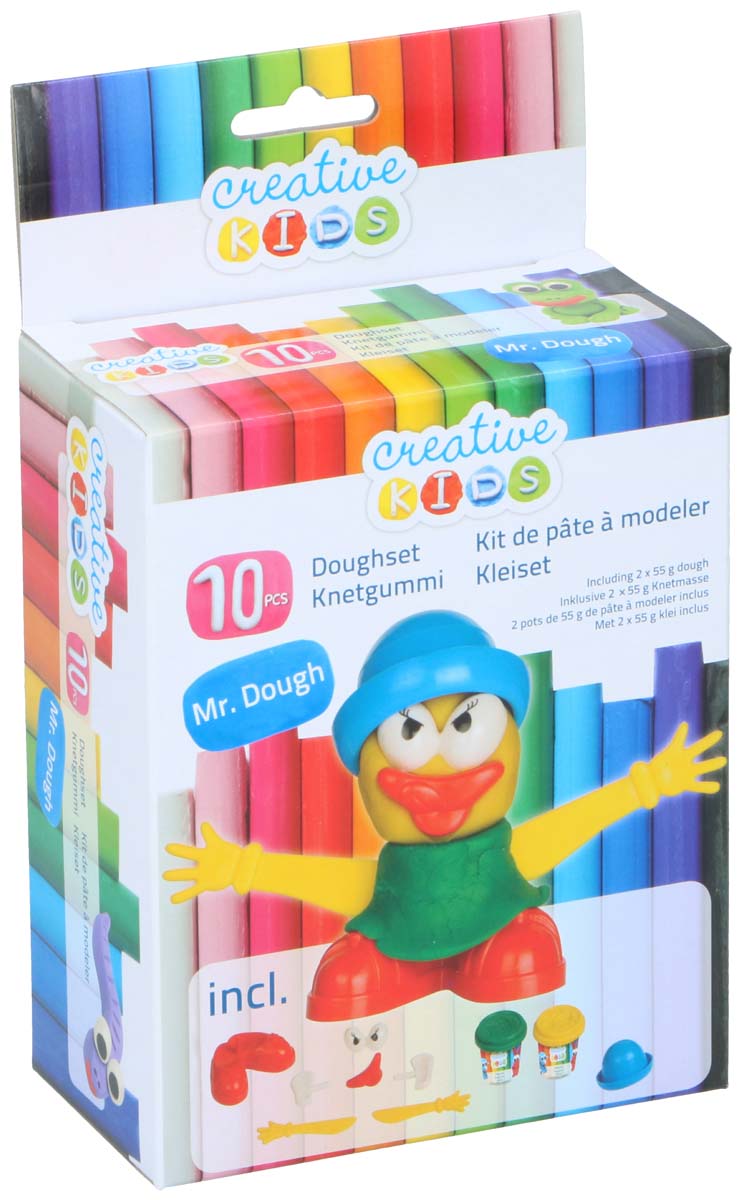 Creative Kids Mr Dough Clay Set - Jeu de plasticine 10 pièces