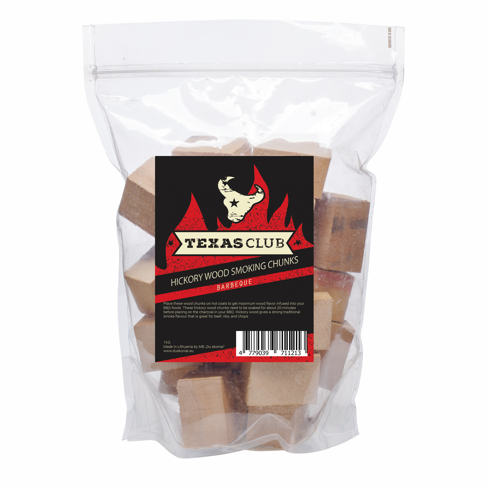 Texas Club Blocs de Fumée de Caryer 1 kg
