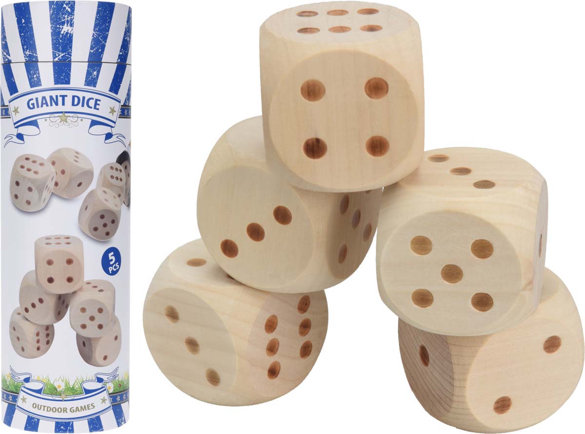 Jeu de dés XL en bois