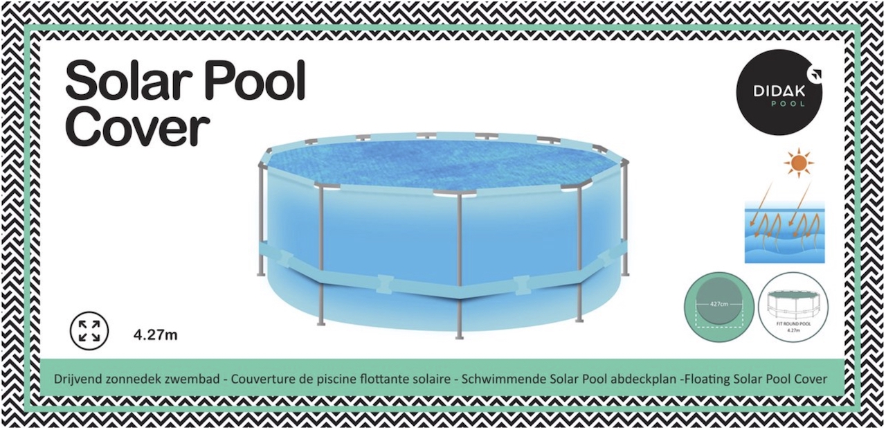 Didak Bâche à Bulles Isolante 427 cm Piscine Ronde