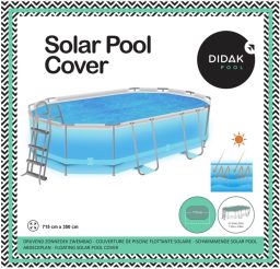 Didak Bâche à Bulles Isolante 715 x 350 cm Piscine Ovale