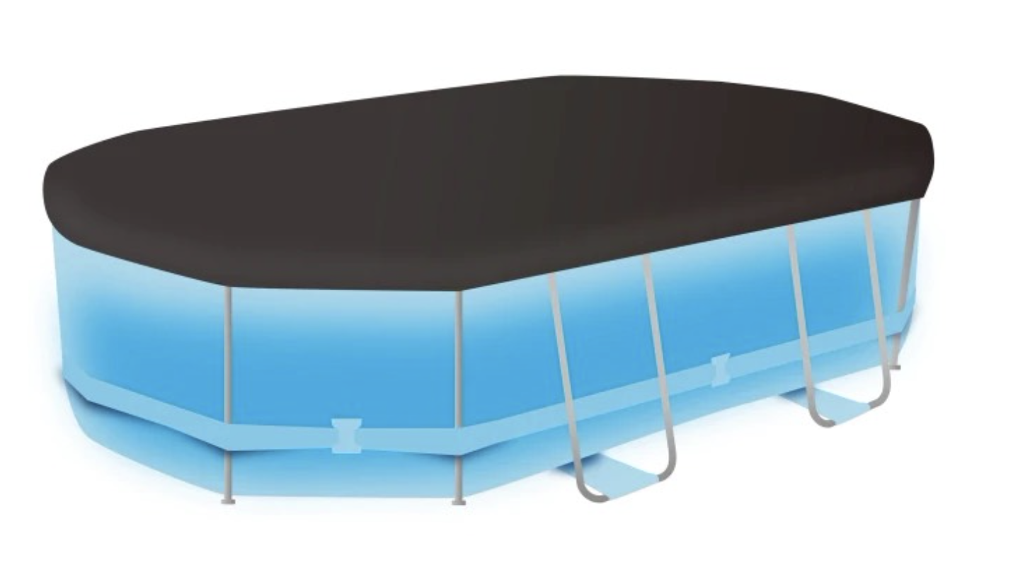 Didak Bâche de Couverture Piscine Ovale 732 x 366 cm