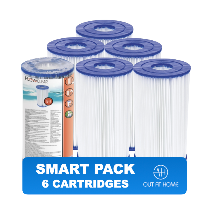 Bestway Flowclear SMART PACK 6 pc. Cartouche Filtrante Type IV