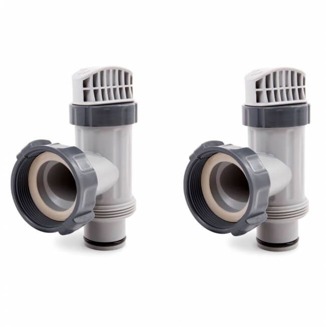 Intex Set de 2 X Vanne complète 10747