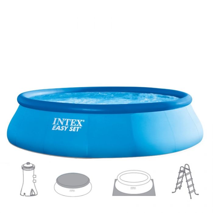 Ø 457 x 107 cm Intex Easy Set Piscine
