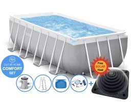 400 x 200 x 122 cm Set piscine Intex Prism Frame COMFORT – rectangulaire