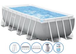 488 x 244 x 107 cm - Intex Prism Frame Piscine