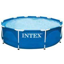 Ø 366 x 76 cm Intex Metal Frame Kit Piscine Ronde