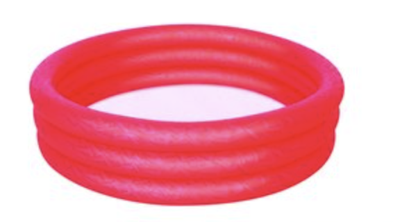Ø 152 x 30 cm Bestway Piscine pour Enfants ronde - Rouge