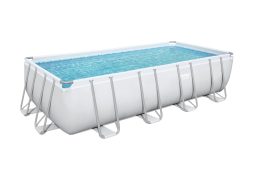 549 x 274 x 122 cm Bestway Power Steel Kit Piscine Rectangulaire