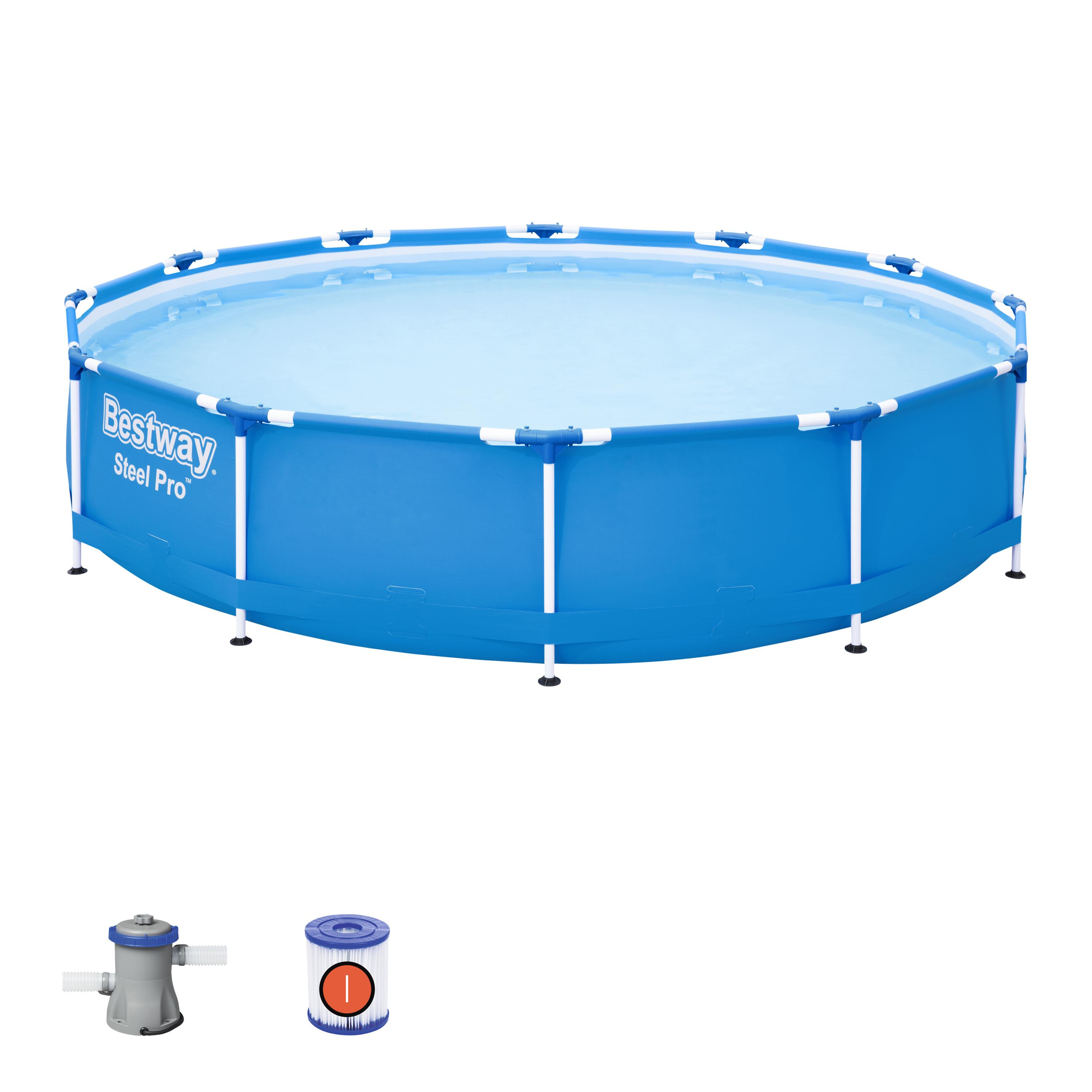 Bestway Steel Pro Sirocco Max Set de Piscine ronde 366