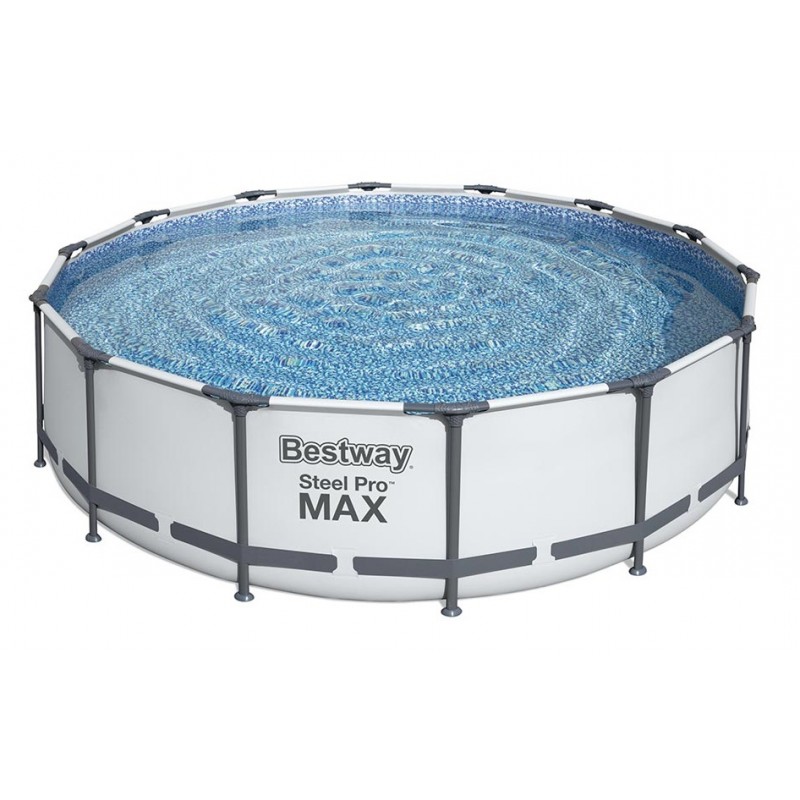 Ø 427 x 107 cm Bestway Steel Pro Max Kit Piscine Ronde